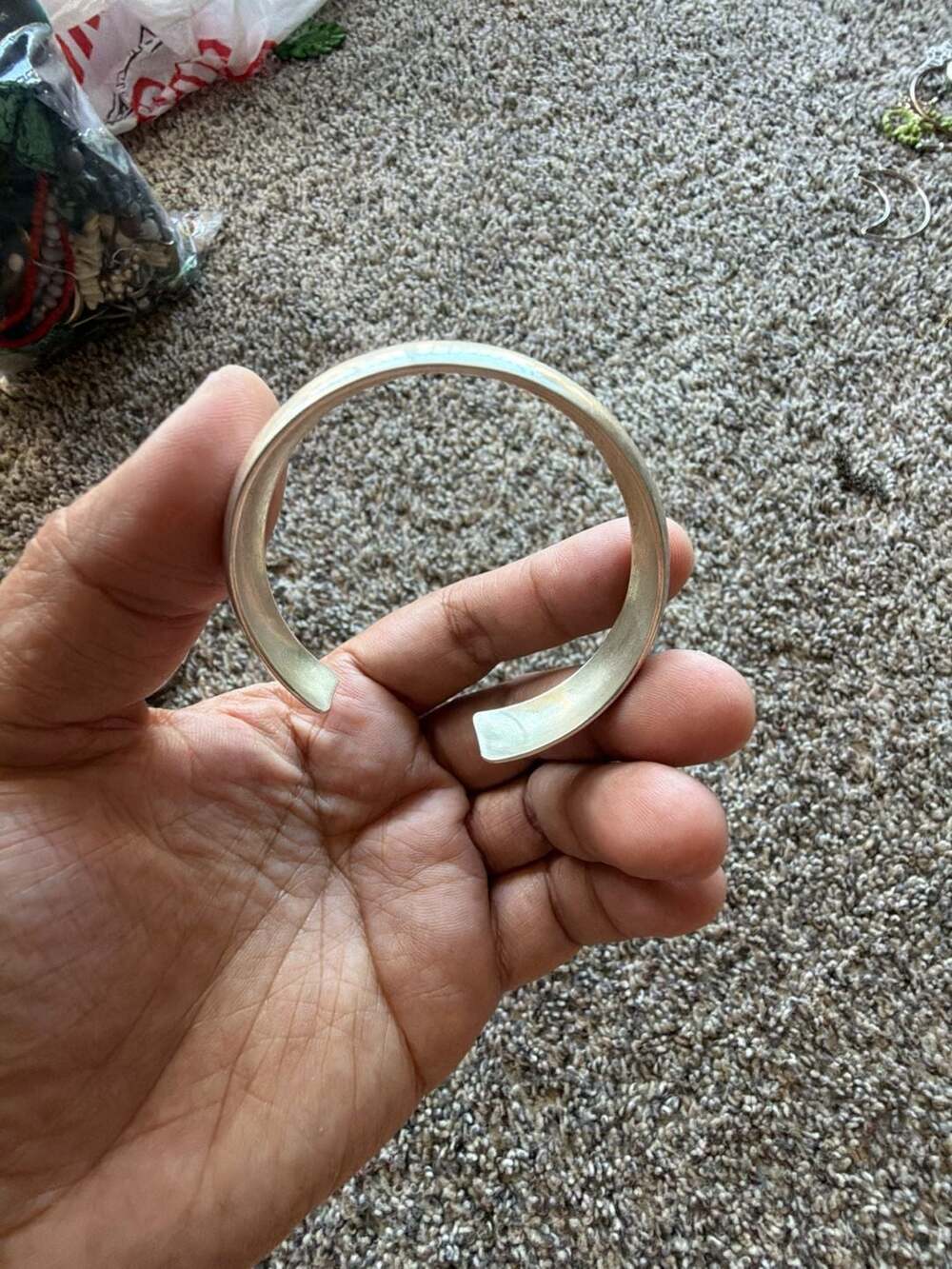 NEZ Sterling Silver Cuff Bracelet